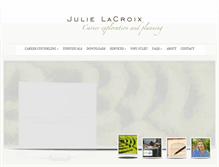 Tablet Screenshot of julielacroix.com